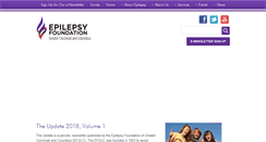 Desktop Screenshot of epilepsy-ohio.org