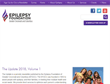 Tablet Screenshot of epilepsy-ohio.org